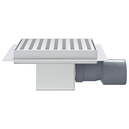 Scarico doccia a pois Argento 15 x 15 cm Acciaio Inox 304