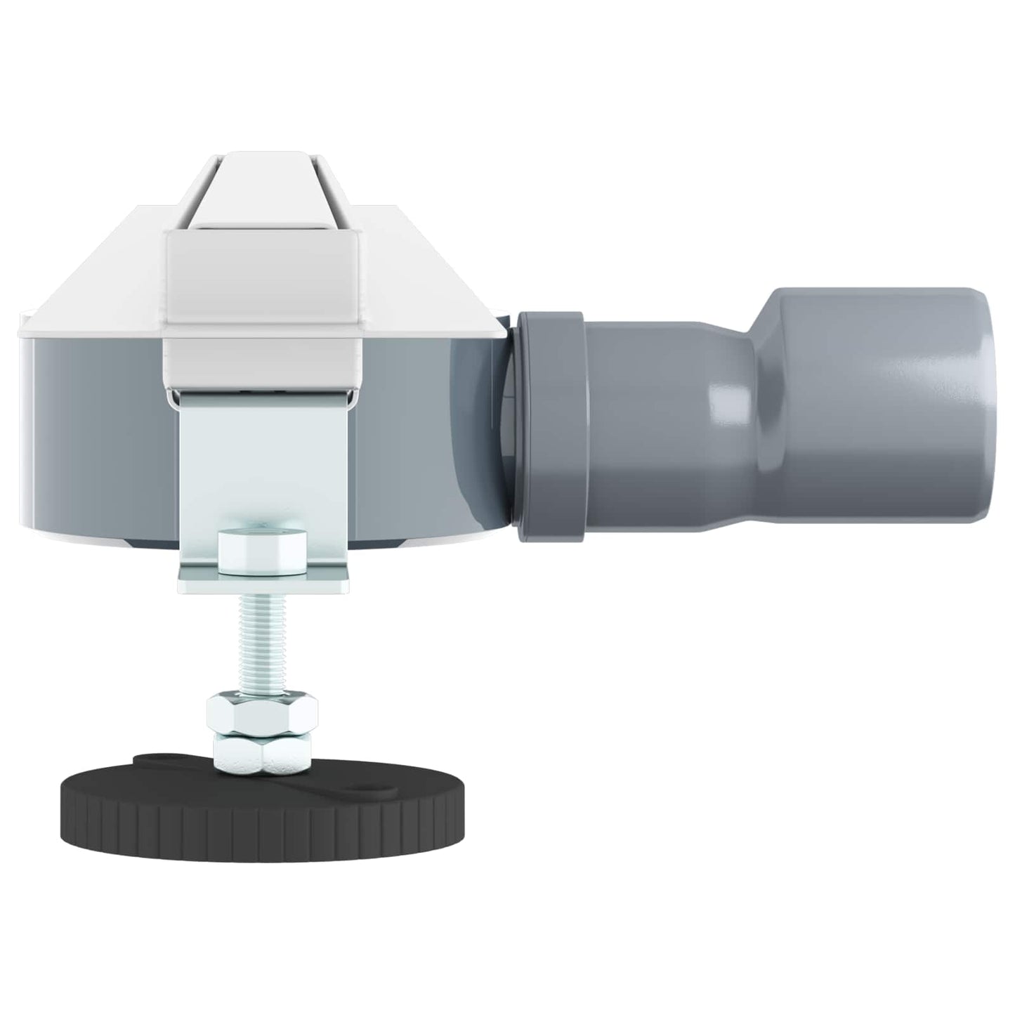 Scolascale per doccia a 360Â° con modello slim Argento 70 cm