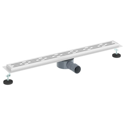 Scarico doccia con copertura in vetro e sifone a 360Â° 80 cm