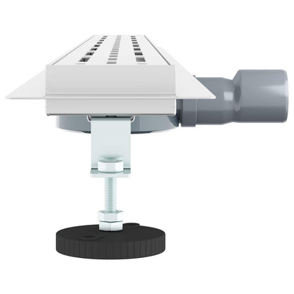 Scarico doccia con copertura in vetro e sifone a 360Â° 100 cm