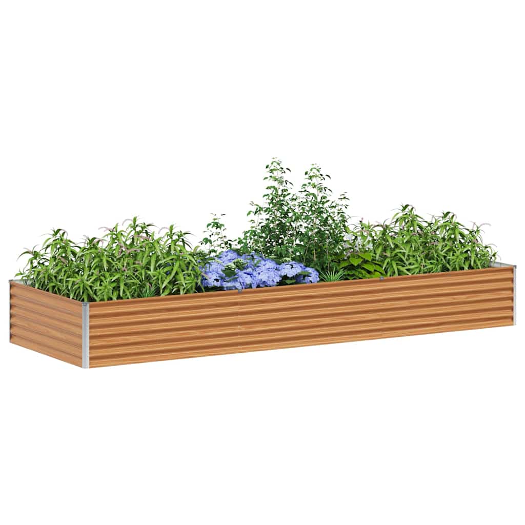 Letto rialzato da giardino 290 x 100 x 36 cm Acciaio zincato