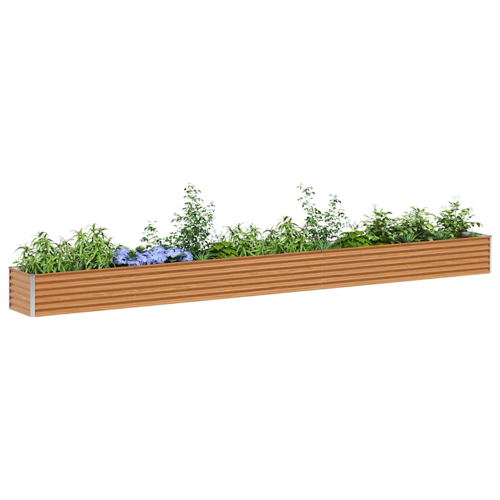 Letto rialzato da giardino 485 x 50 x 36 cm Acciaio zincato