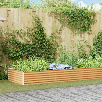 Letto rialzato da giardino 485 x 100 x 36 cm Acciaio zincato