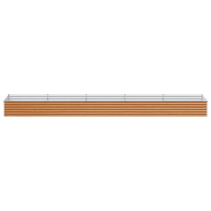Letto rialzato da giardino 485 x 100 x 36 cm Acciaio zincato