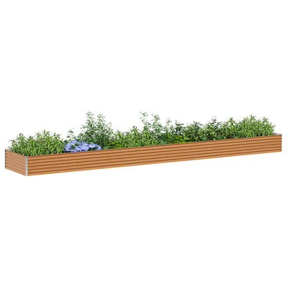 Letto rialzato da giardino 582 x 100 x 36 cm Acciaio zincato