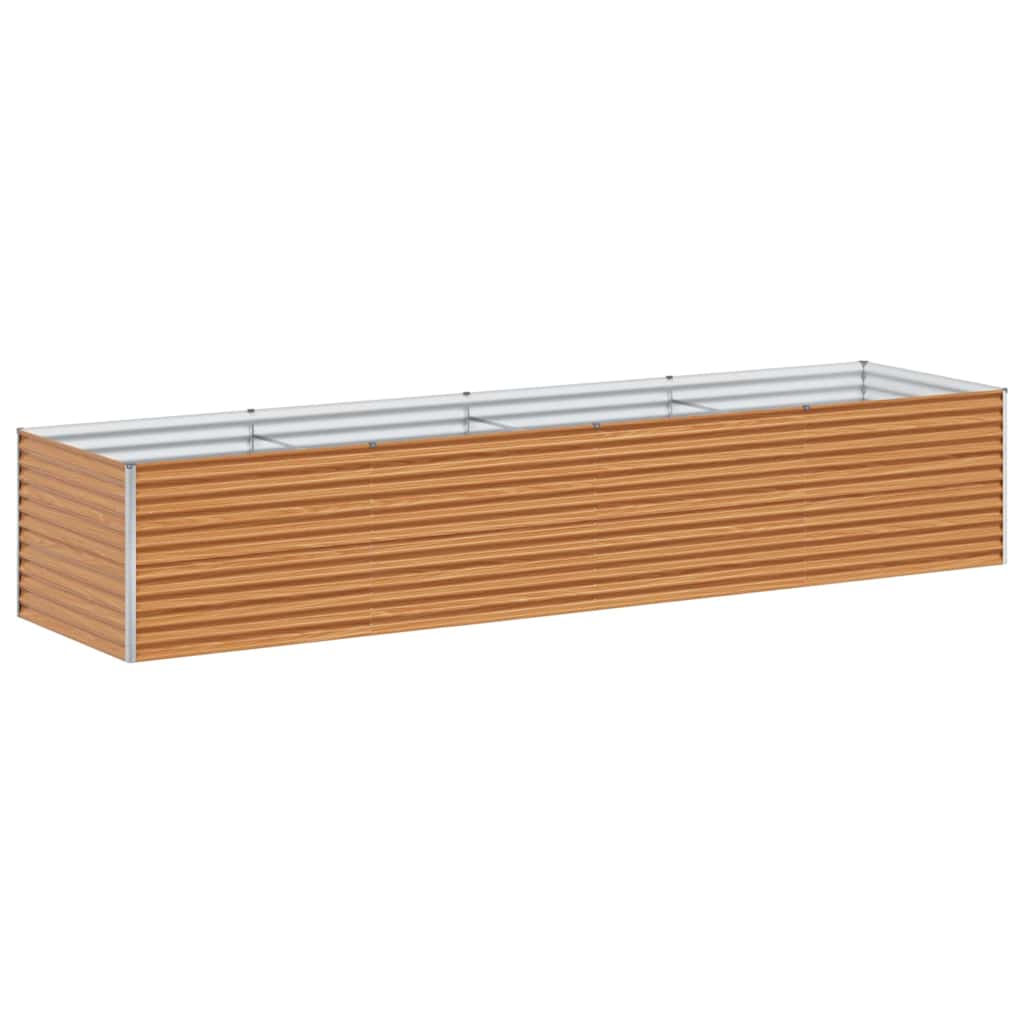 Letto rialzato da giardino 390 x 100 x 68 cm Acciaio zincato