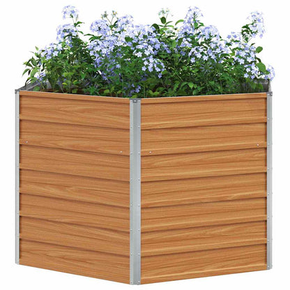 Letto rialzato da giardino Marrone Chiaro 129 x 129 x 77 cm