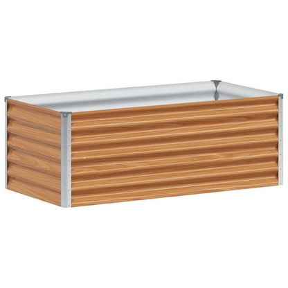 Letto rialzato da giardino 98 x 50 x 36 cm Acciaio zincato