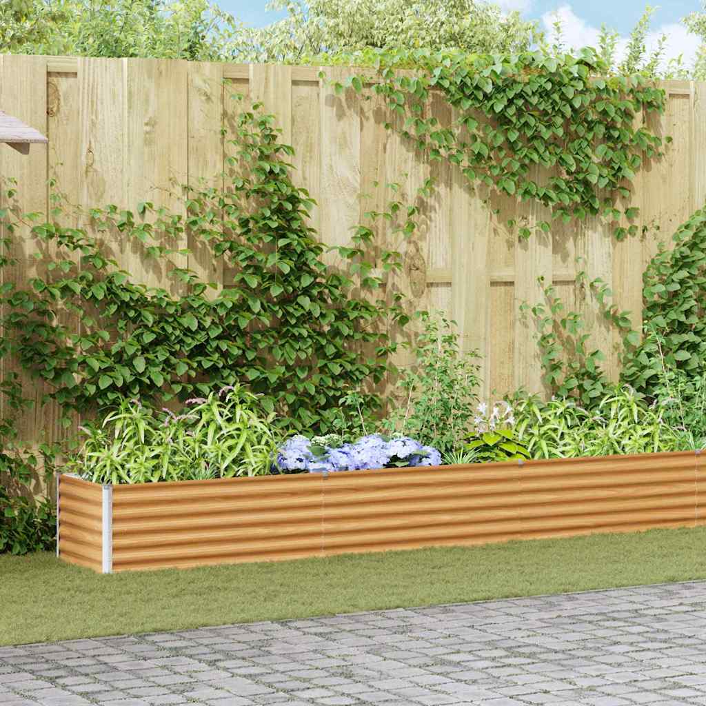 Letto rialzato da giardino 582 x 50 x 36 cm Acciaio zincato
