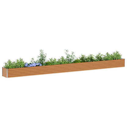 Letto rialzato da giardino 582 x 50 x 36 cm Acciaio zincato