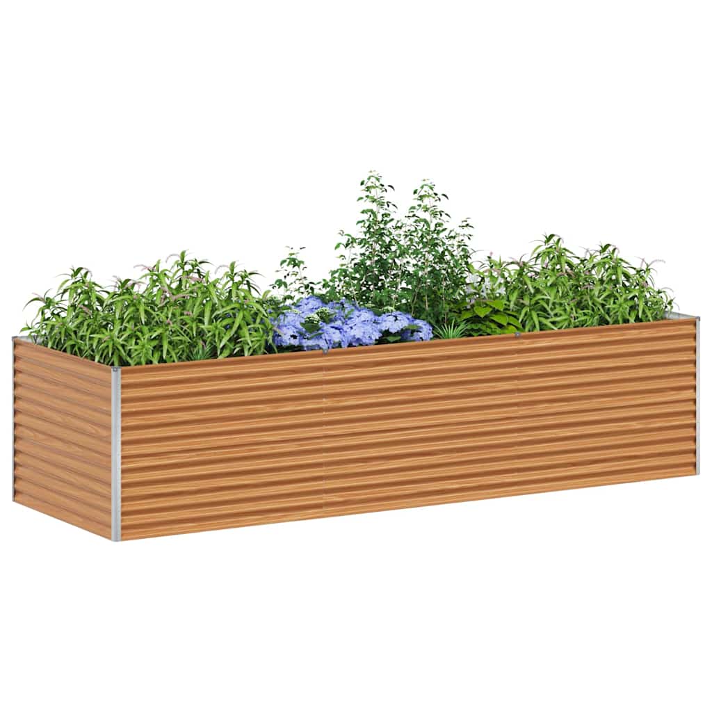 Letto rialzato da giardino 290 x 100 x 68 cm Acciaio zincato