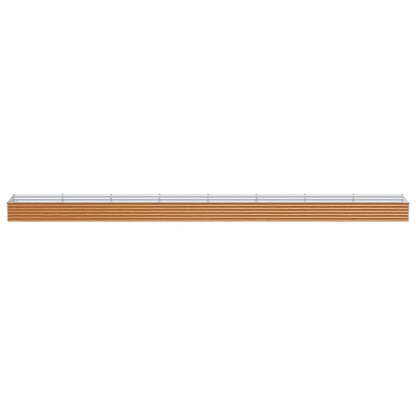 Letto rialzato da giardino 775 x 100 x 36 cm Acciaio zincato