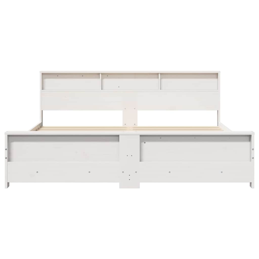 Struttura del letto Bianco 200 x 200 cm Legno multistrato