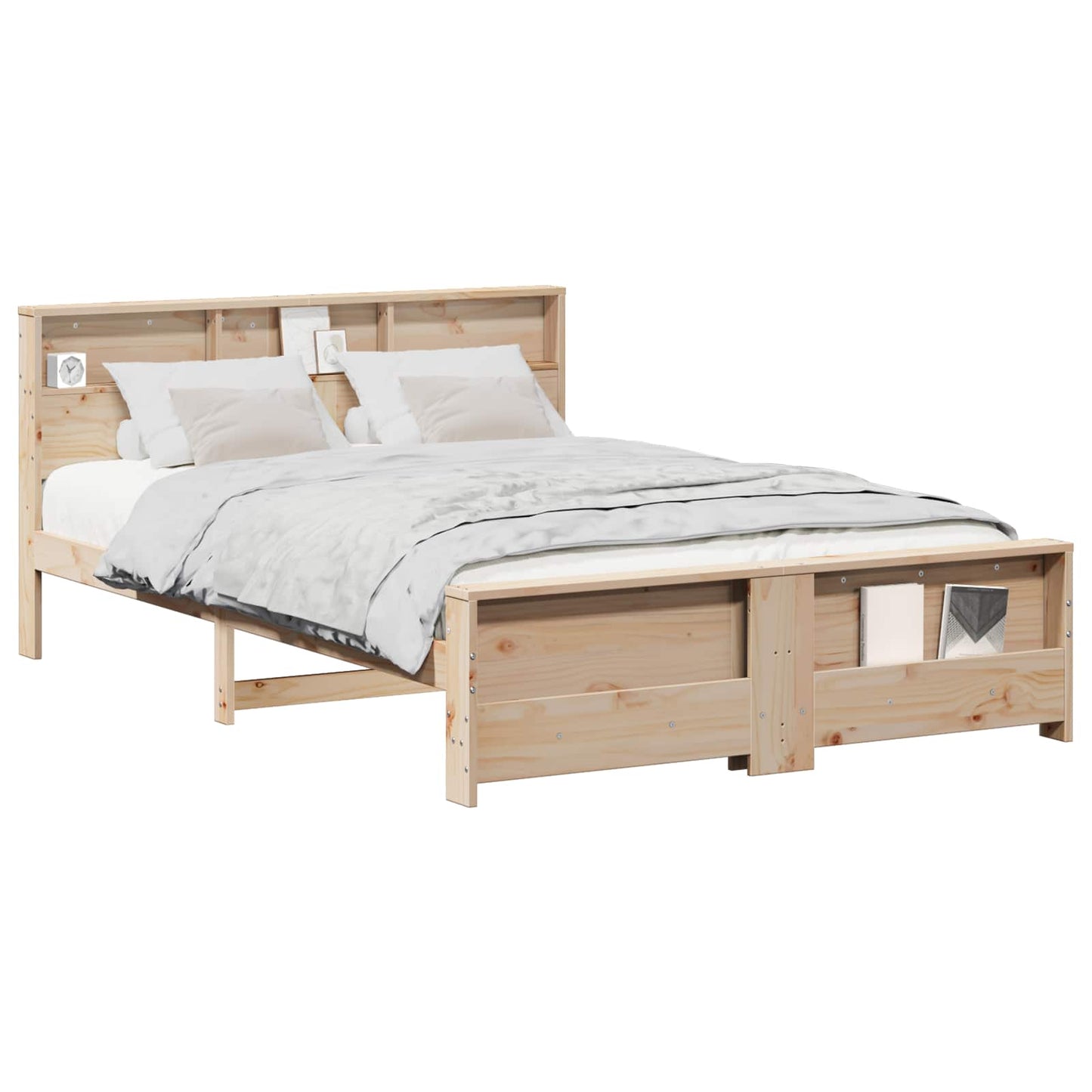 Struttura del letto Marrone 150 x 200 cm Legno multistrato