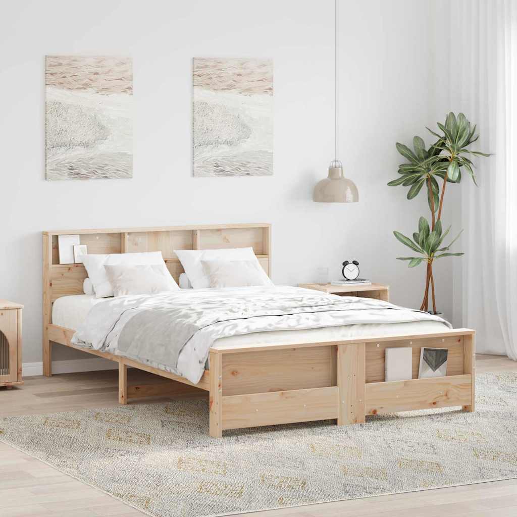 Struttura del letto Marrone 140 x 200 cm Legno multistrato
