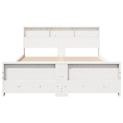 Struttura del letto Bianco 140 x 200 cm Legno multistrato