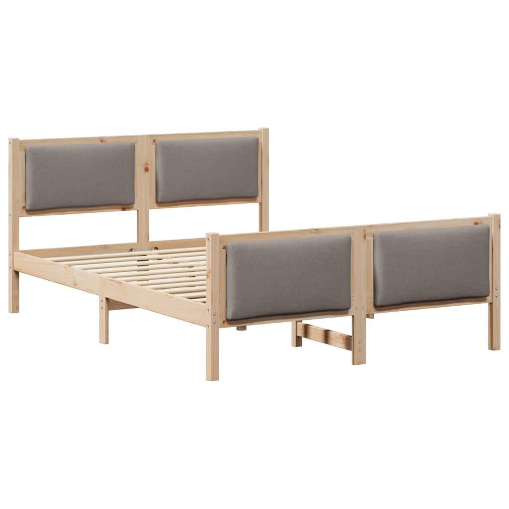 Struttura del letto con testiera Talpa 150 x 200 cm Tessuto