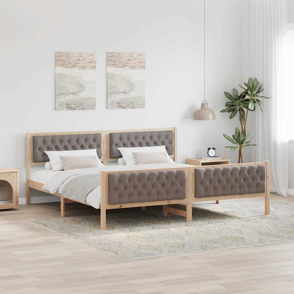 Struttura del letto Talpa 200 x 200 cm Pino massello