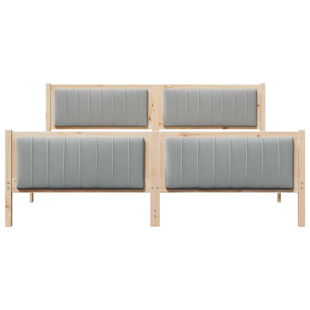 Struttura del Letto Marrone e grigio chiaro 180 x 200 cm