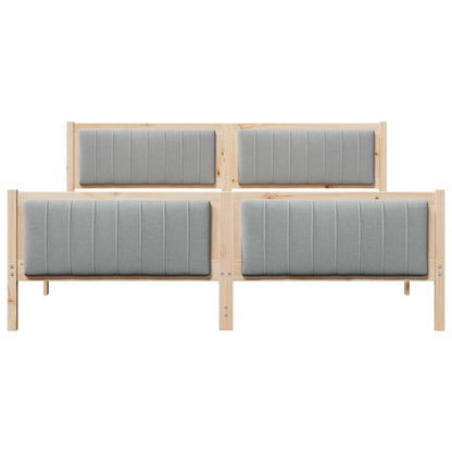 Struttura del Letto Marrone e grigio chiaro 180 x 200 cm