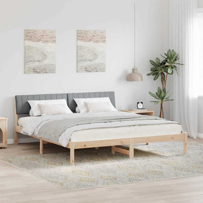 Struttura del Letto Marrone e grigio chiaro 180 x 200 cm