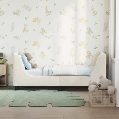 Struttura letto per bambini con testata Crema 70 x 140 cm