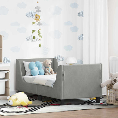 Struttura letto per bambini con testata Grigio chiaro