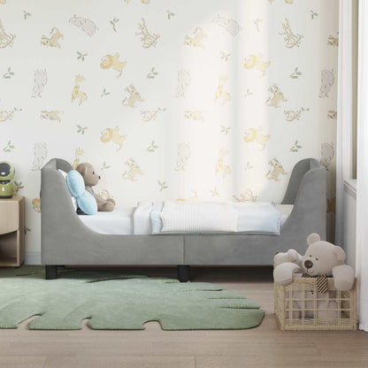 Struttura letto per bambini con testata Grigio chiaro