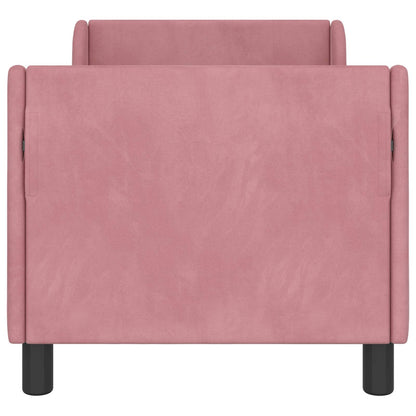 Struttura letto per bambini con testata Rosa 70 x 140 cm