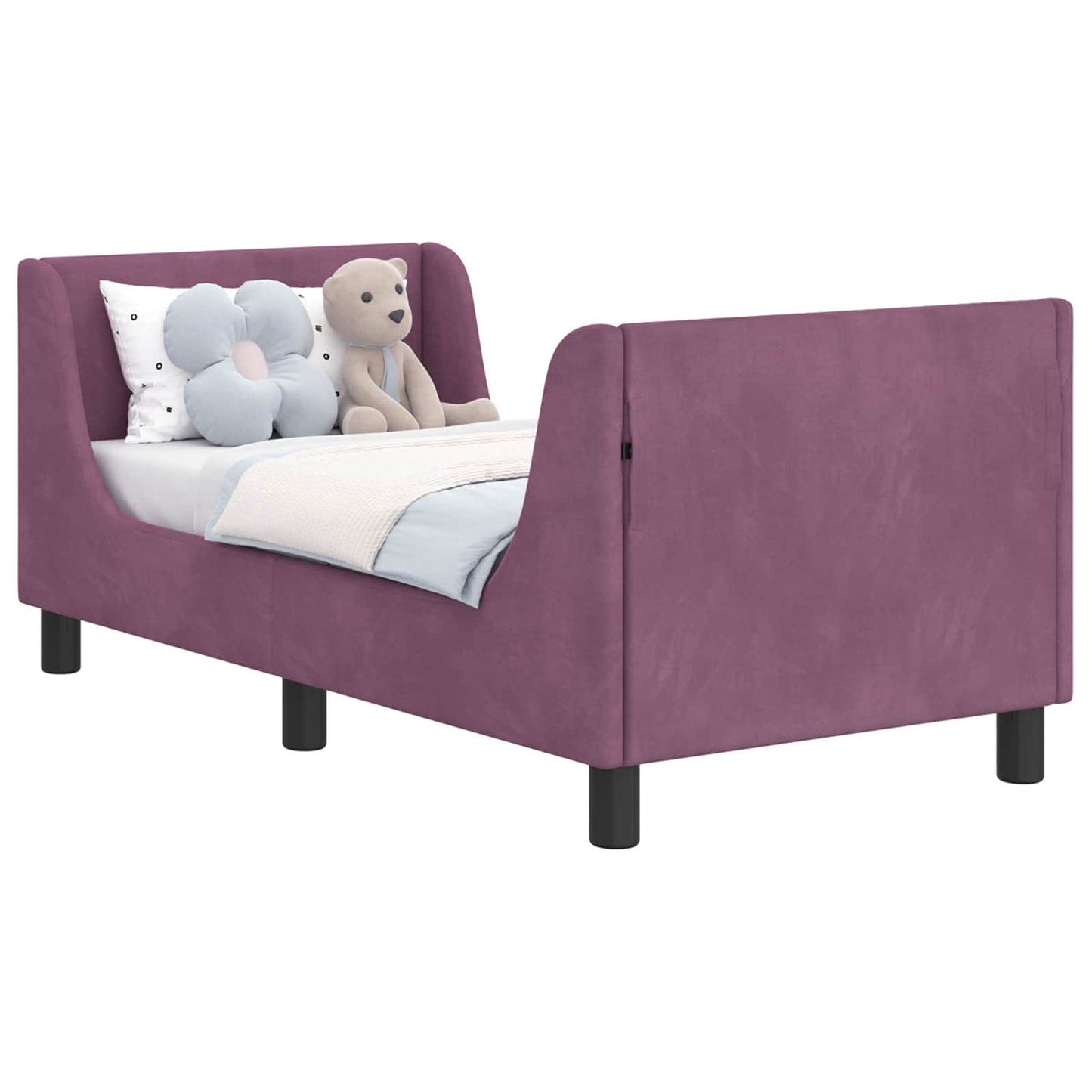 Struttura letto per bambini con testata Viola 70 x 140 cm
