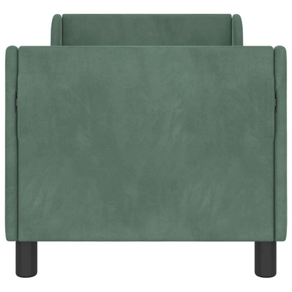 Struttura letto per bambini con testata Verde Mare 70 x 140 cm