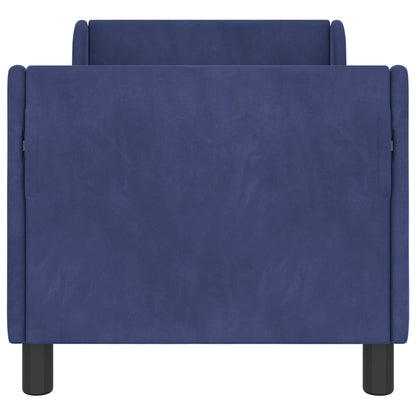 Struttura letto per bambini con testata Blu Polizia 70 x 140 cm