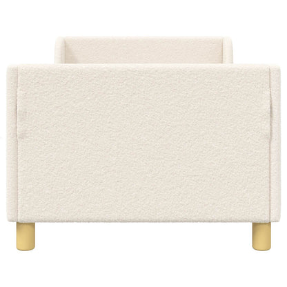 Struttura letto bambini con testata Crema 80 x 160 cm