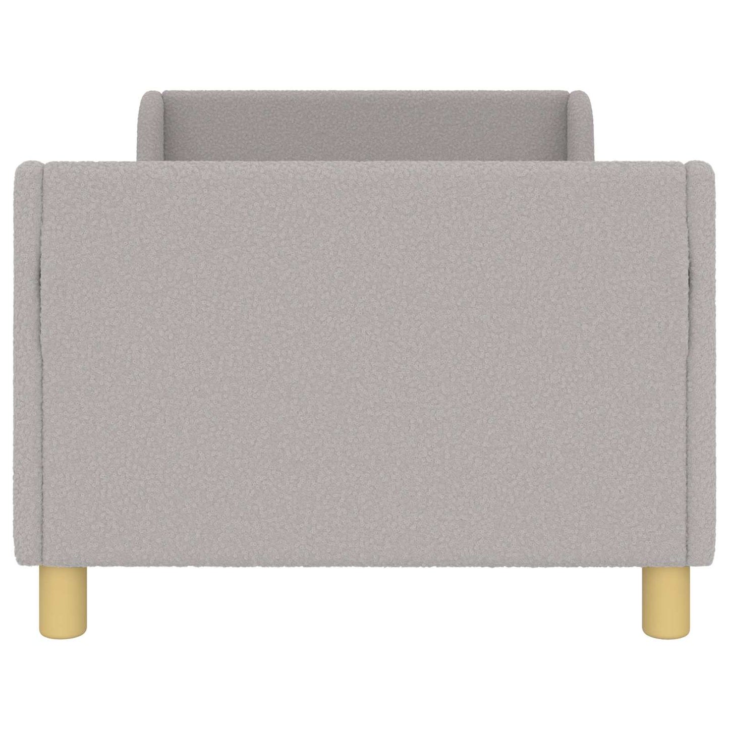 Struttura letto bambini con testata Grigio chiaro 80 x 160 cm