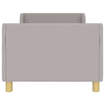 Struttura letto bambini con testata Grigio chiaro 80 x 160 cm