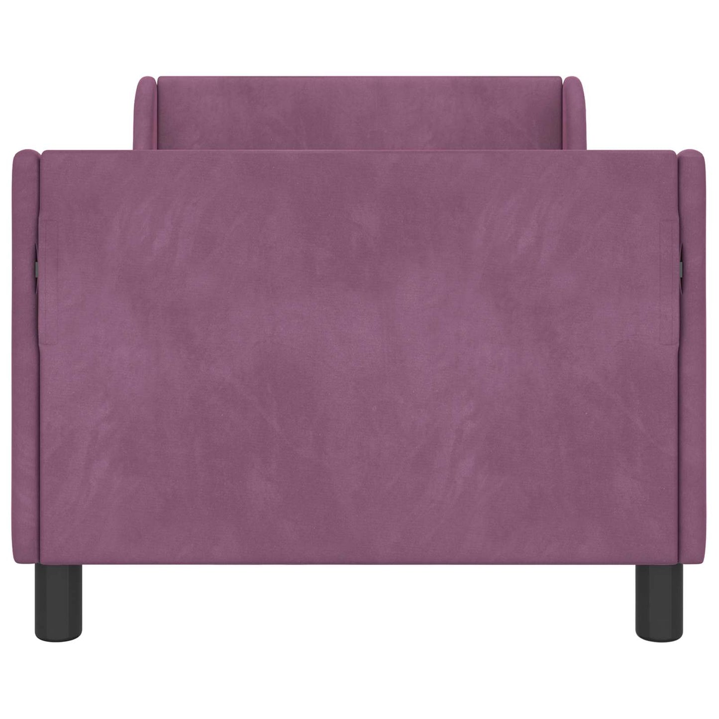 Struttura letto bambini con testata Viola 80 x 160 cm Velluto