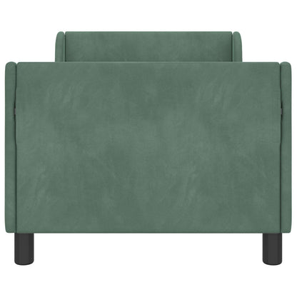 Struttura letto bambini con testata Verde Mare 80 x 160 cm