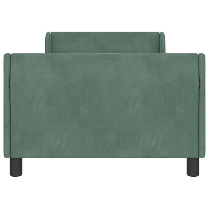 Struttura letto bambini con testata Verde Mare 80 x 200 cm