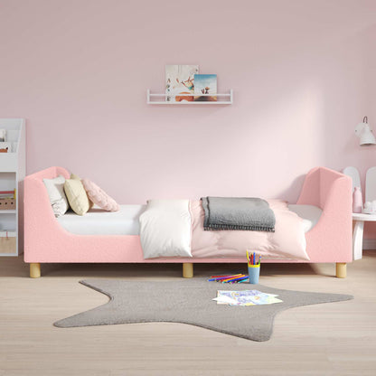 Struttura letto bambini con testata Rosa 90 x 190 cm