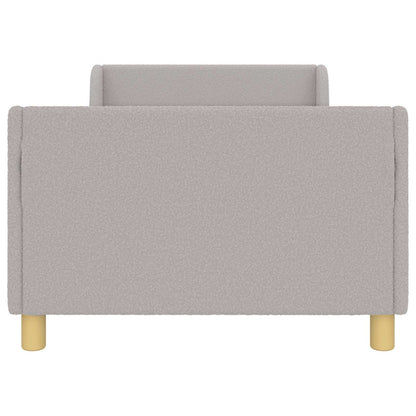 Struttura letto bambini con testata Grigio chiaro 90 x 190 cm