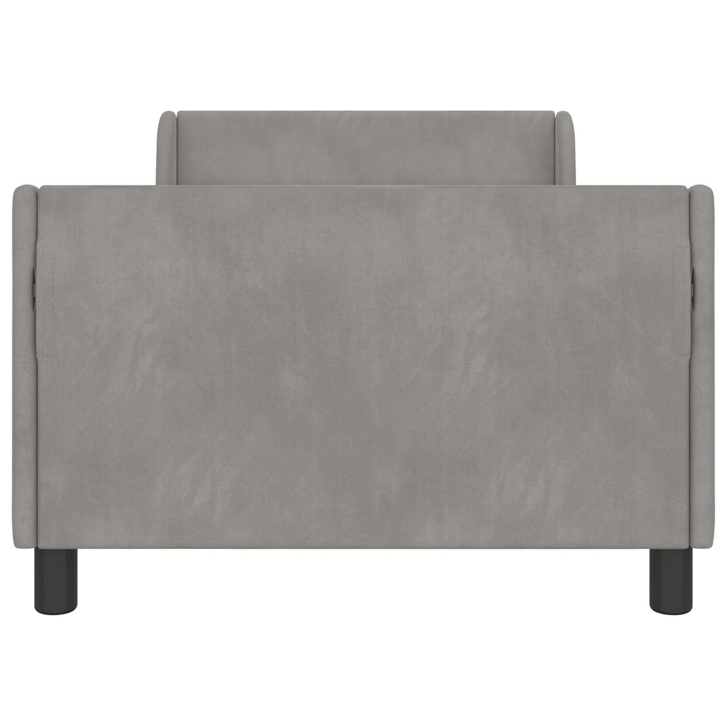 Struttura letto bambini con testata Grigio chiaro 90 x 190 cm