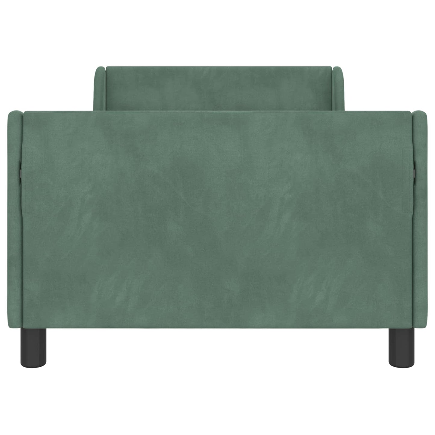 Struttura letto bambini con testata Verde Mare 90 x 190 cm