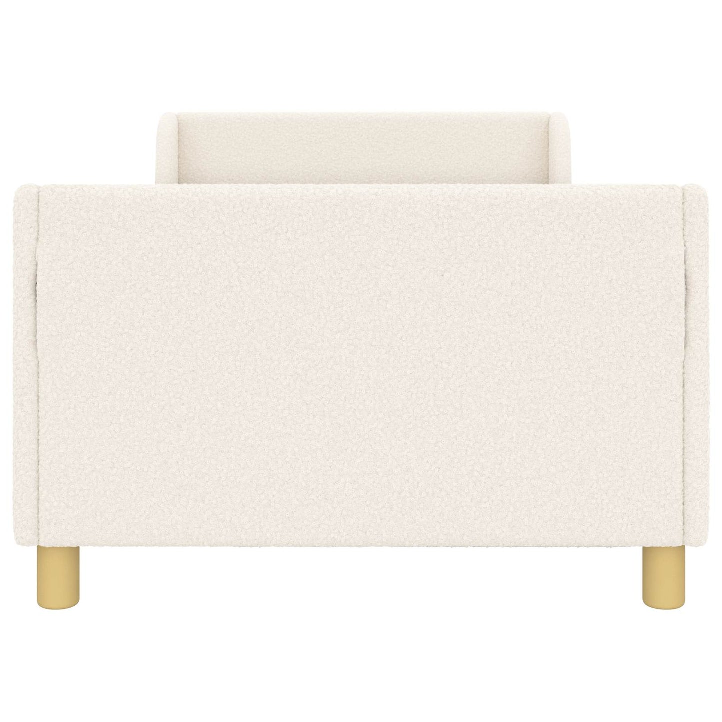 Struttura letto bambini con testata Crema 90 x 200 cm