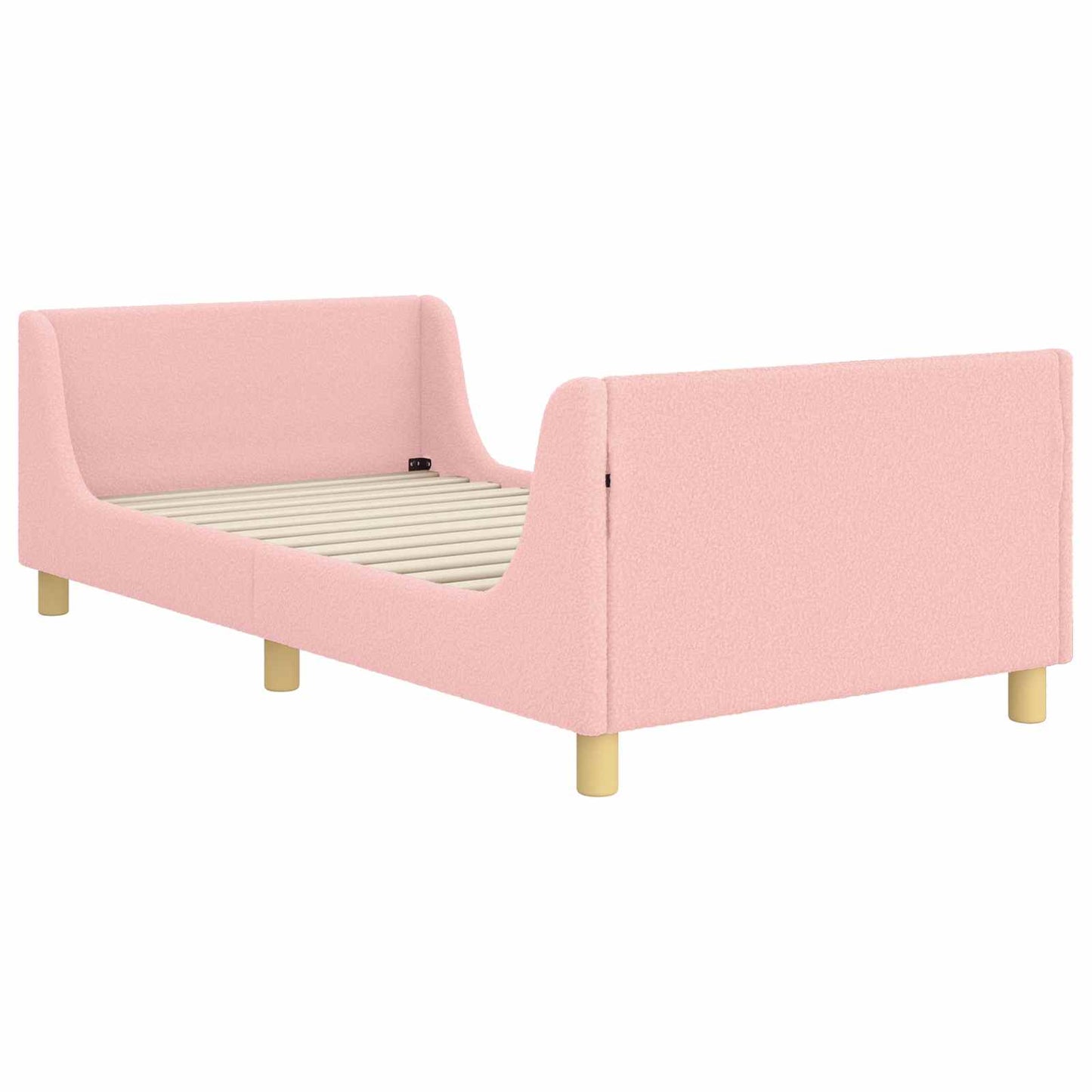 Struttura letto bambini con testata Rosa 90 x 200 cm
