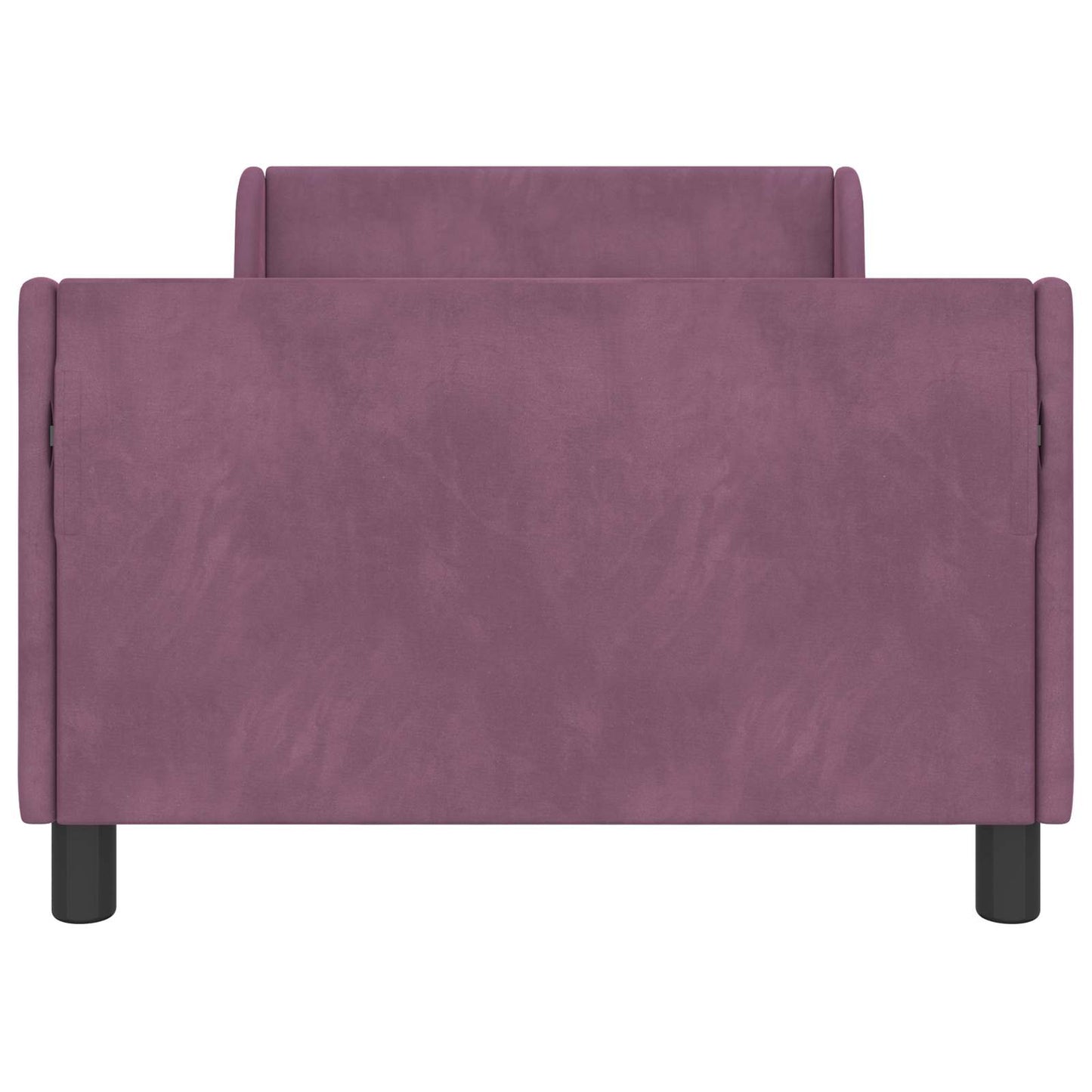 Struttura letto bambini con testata Viola 90 x 200 cm Velluto