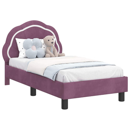 Struttura letto per bambini con testata Viola 70 x 140 cm