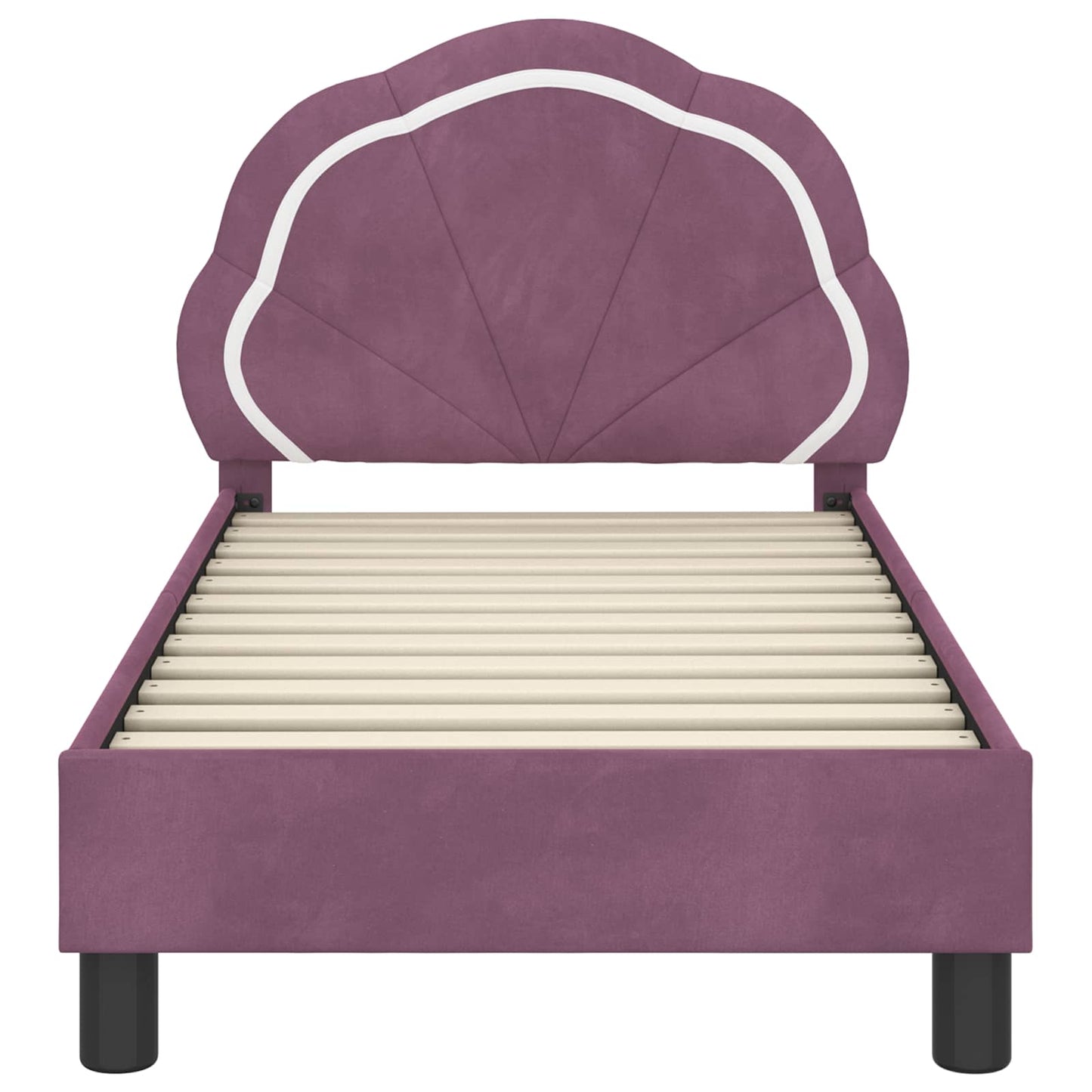 Struttura letto per bambini con testata Viola 70 x 140 cm