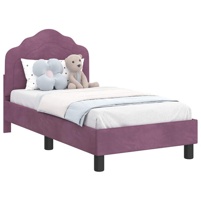 Struttura letto per bambini con testata Viola 70 x 140 cm