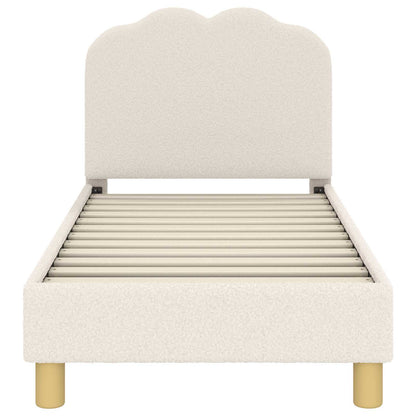 Struttura letto per bambini con testata Crema 70 x 140 cm
