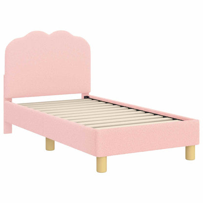 Struttura letto per bambini con testata Rosa 70 x 140 cm